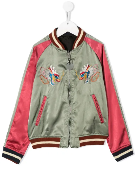Diesel Kids جاكيت بومبر بوجهين جيكروست