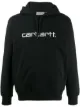 Image 1 of Carhartt WIP logo embroidered hoodie