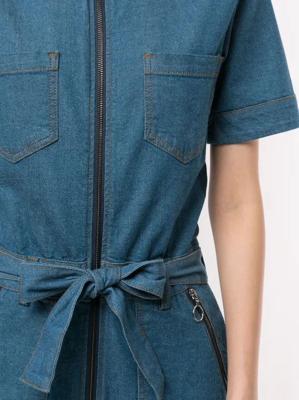 victoria beckham denim dress