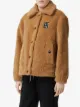 Burberry фактурная куртка с монограммой