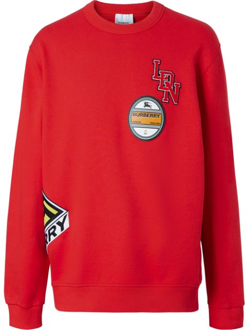 red burberry sweatshirt