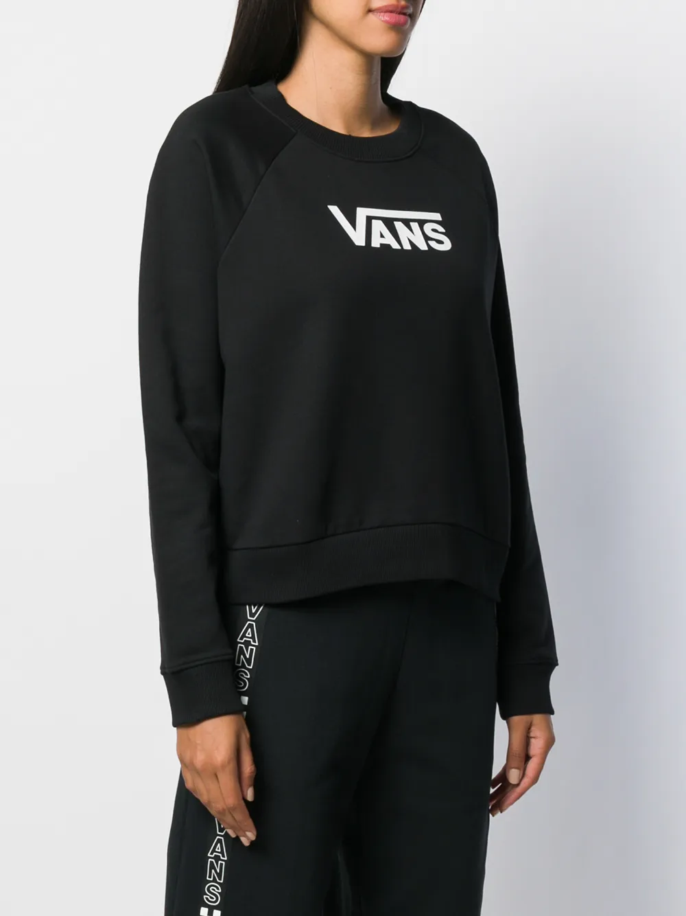 Vans Sweater met logoprint Zwart