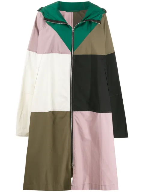 colville معطف مخيوط بغطاء رأس