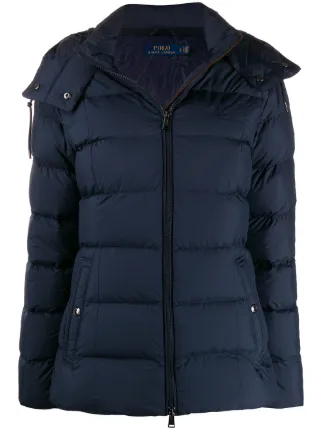 polo hooded puffer jacket