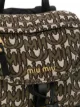 Miu Miu monogram intarsia backpack