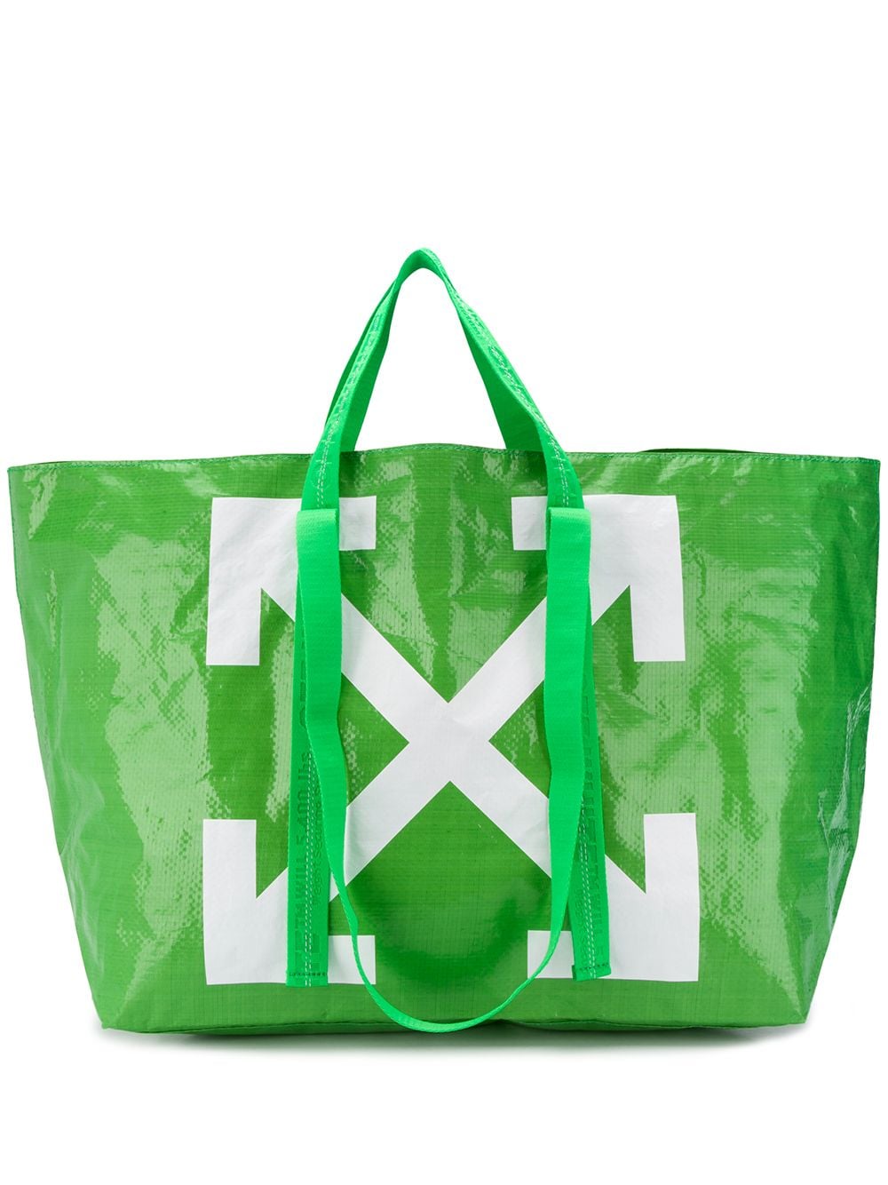 фото Off-White объемная сумка-тоут с логотипом