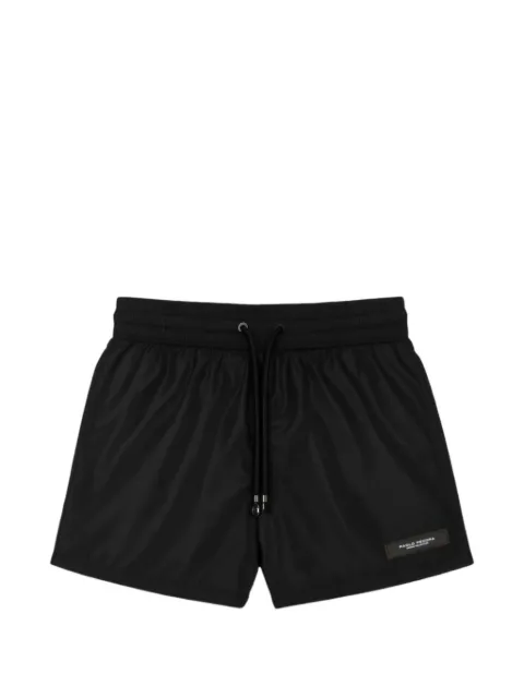 Paolo Pecora Kids drawstring logo-patch swim shorts