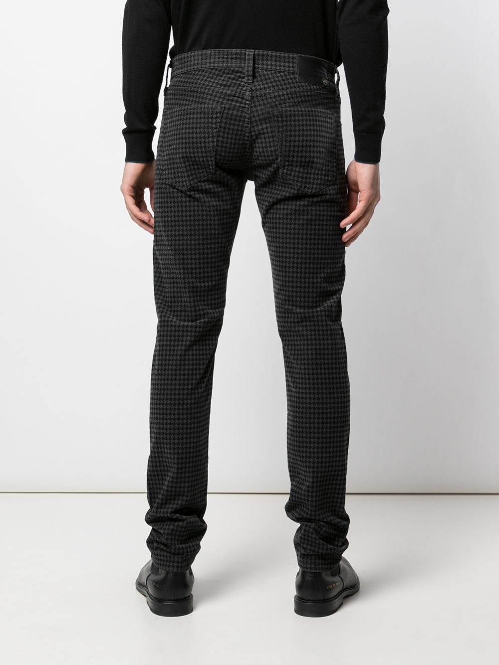 фото AG Jeans Tellis houndstooth slim-fit trousers