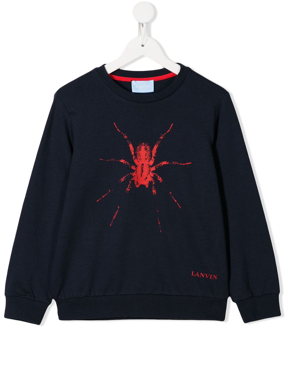 фото Lanvin enfant свитер с вышивкой