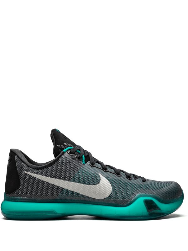 Shop black \u0026 blue Nike Kobe 10 sneakers 