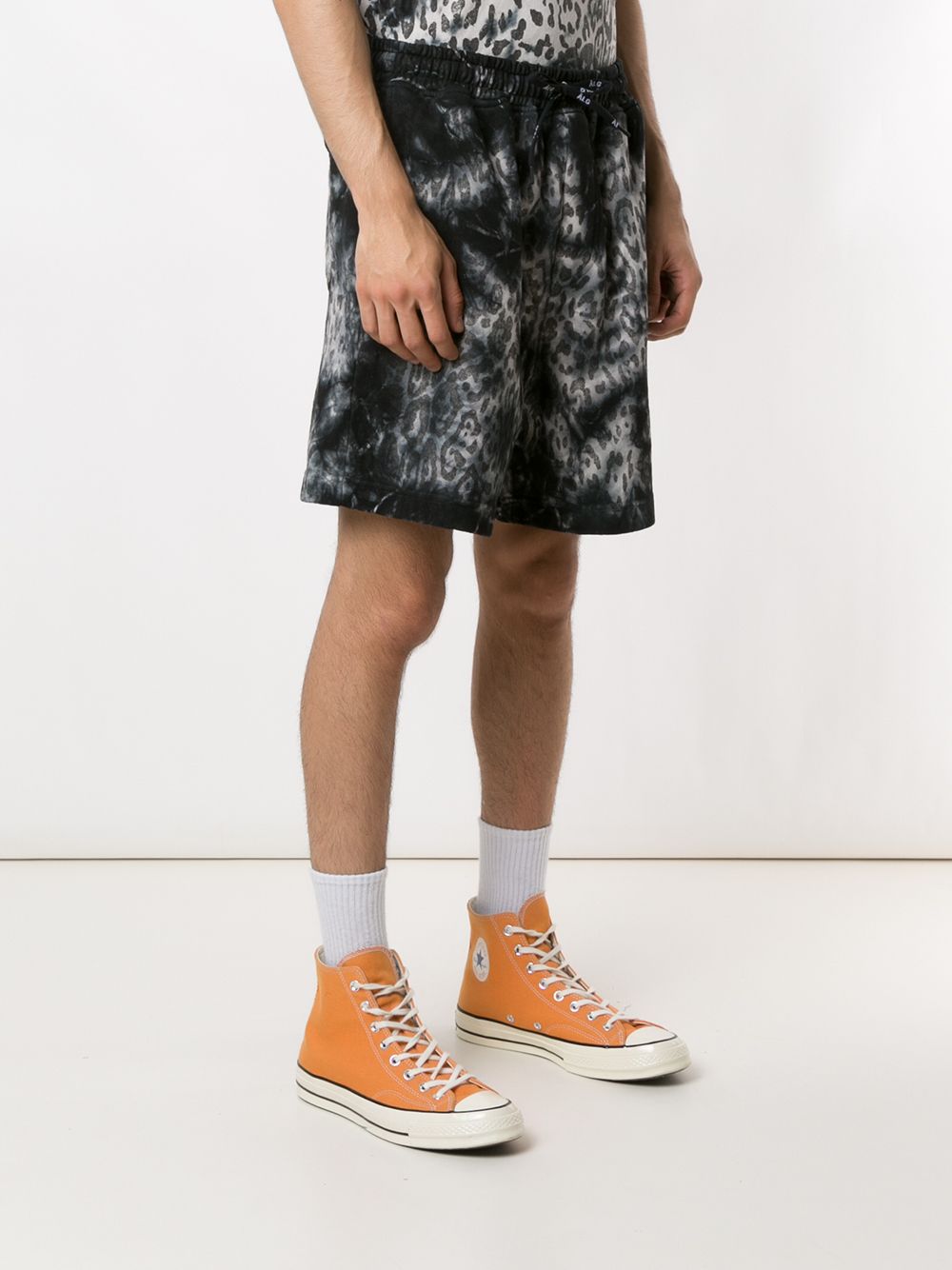 фото Àlg animal print track shorts