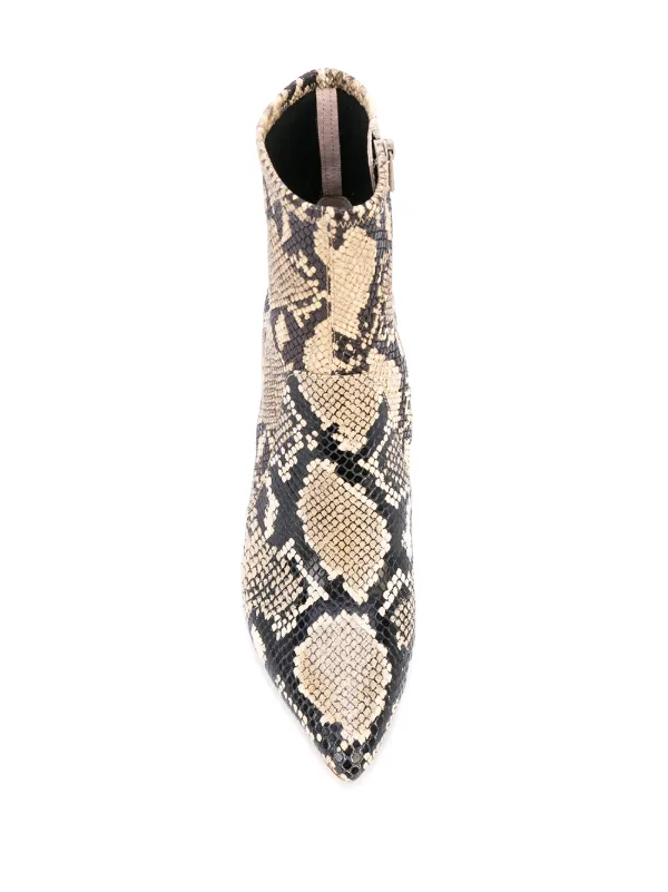 loeffler randall snakeskin boots