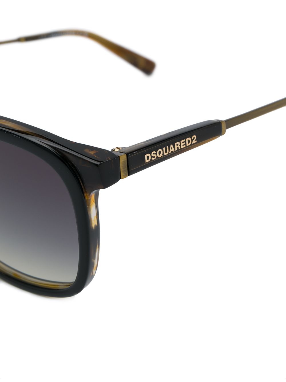 фото Dsquared2 eyewear солнцезащитные очки в квадратной оправе черепаховой расцветки