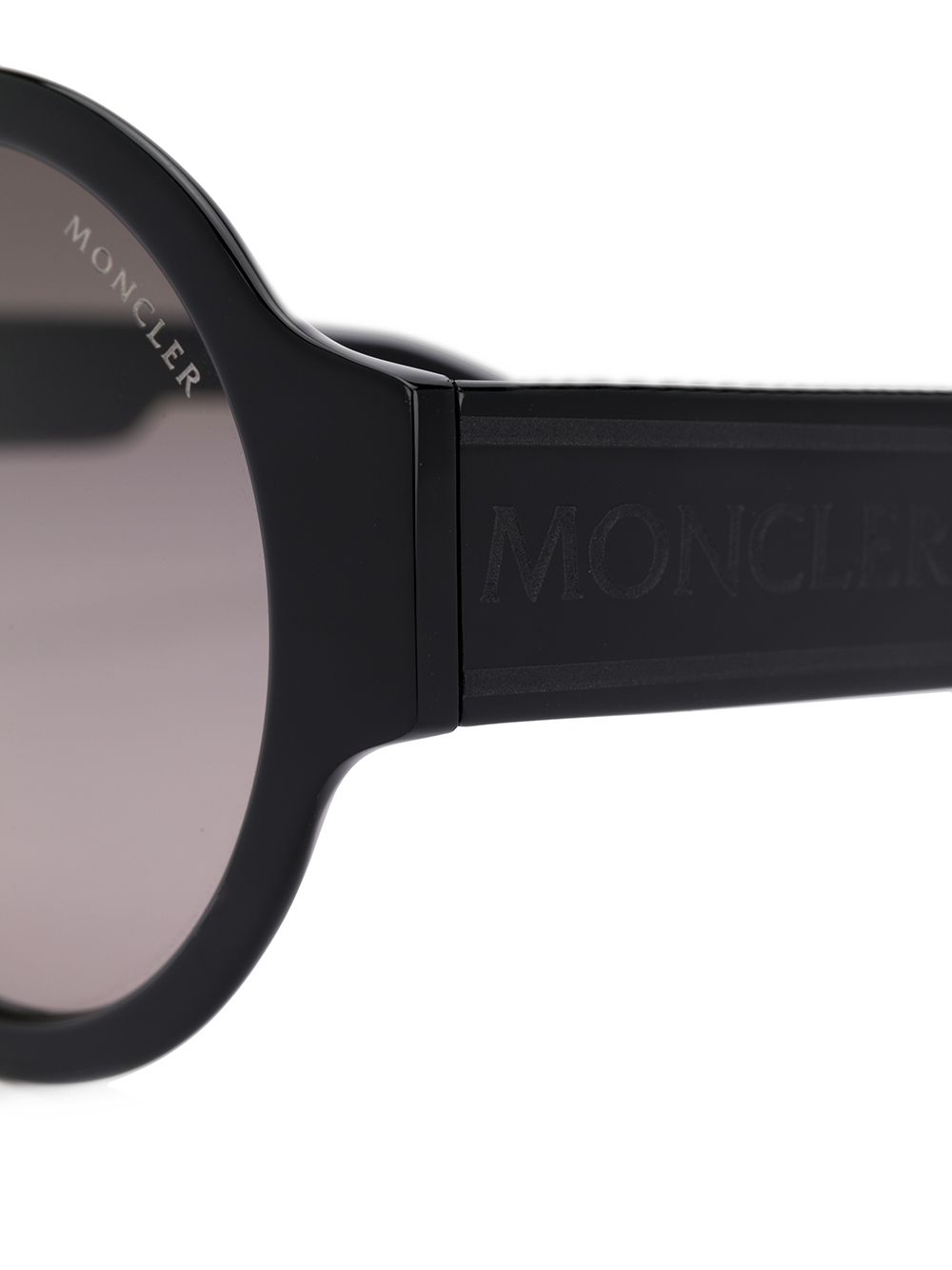 фото Moncler Eyewear солнцезащитные очки в круглой оправе с эффектом градиента