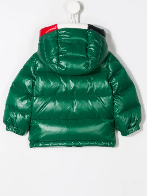 MONCLER CONTRAST NECK PADDED JACKET