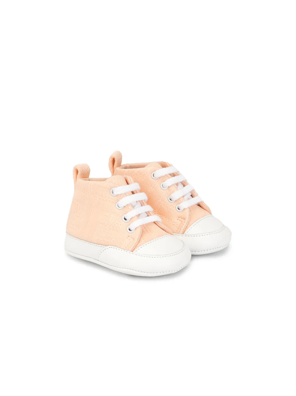 Fendi Kids высокие кеды на шнуровке Fendi Kids высокие кеды на шнуровке