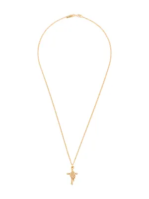 Emanuele Bicocchi Gold Wing Pendant Necklace | Gold | FARFETCH RO