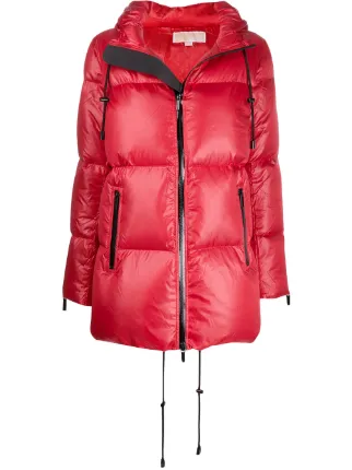 michael kors long padded coat