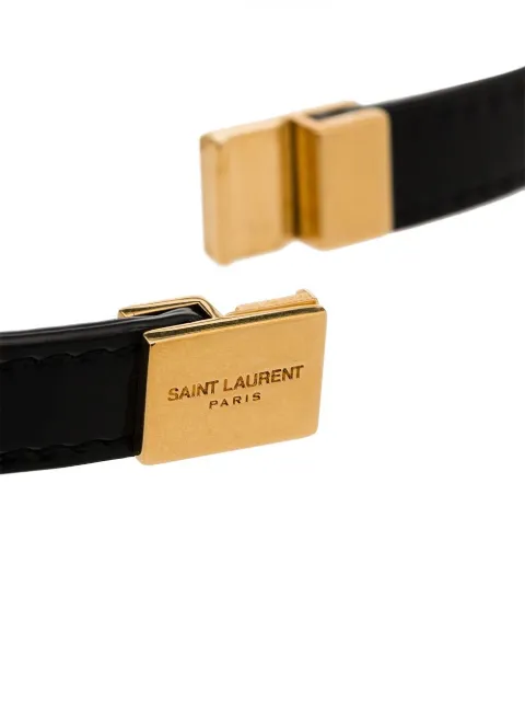 saint laurent opyum charm bracelet in gold brass