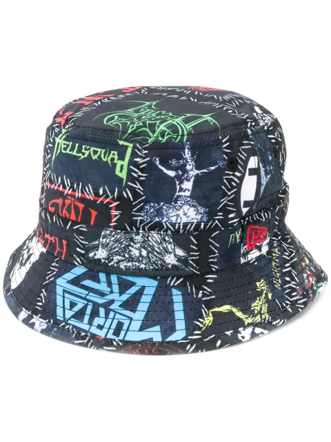 Farfetch Accessori Cappelli e copricapo Cappelli Cappello Bucket Verde Cappello bucket New Era Monster 