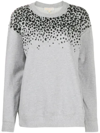 michael kors leopard sweater