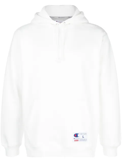 Supreme x Champion logo outline hoodie