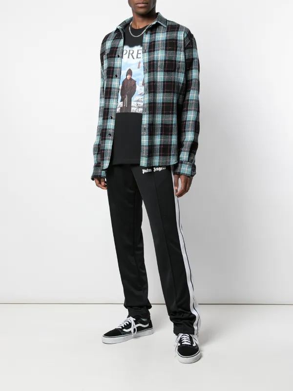 Supreme checkered t shirt on sale