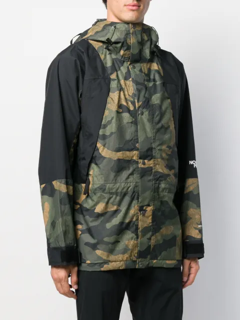 north face camo jumper