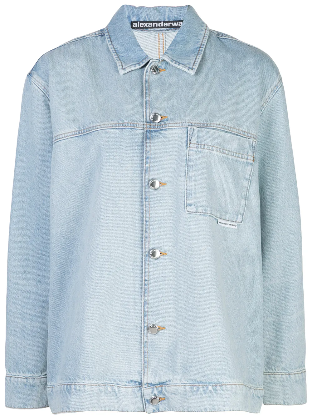 alexander wang denim top