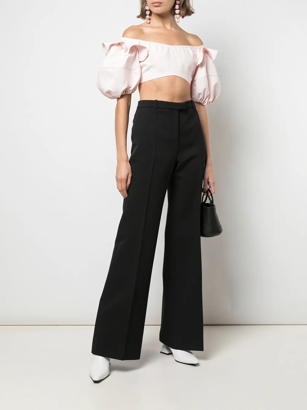  Ellery 'hilaria' Cropped Top   Rosa 