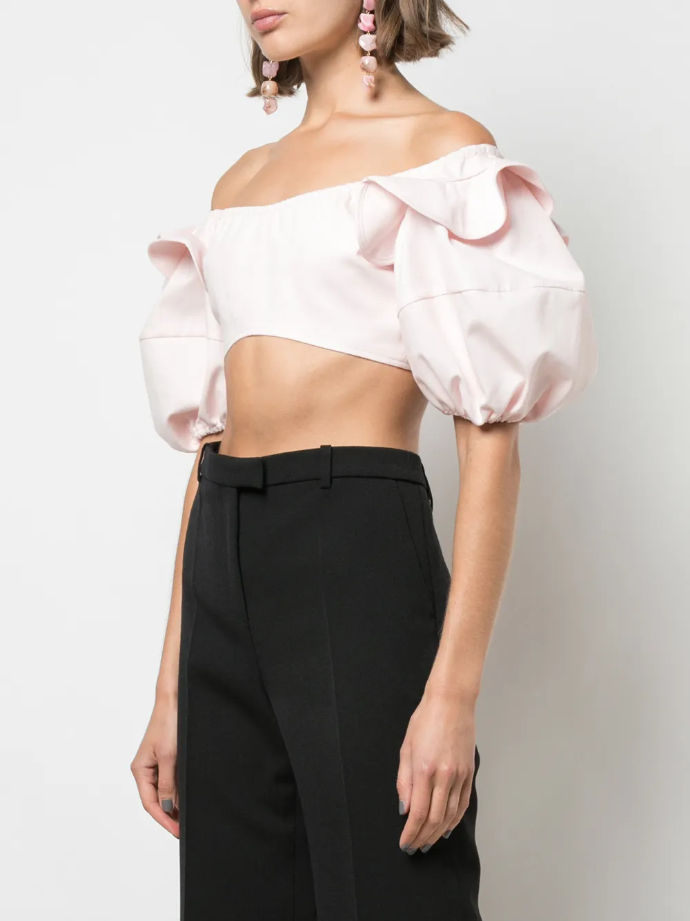  Ellery 'hilaria' Cropped Top   Rosa 