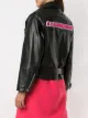 À La Garçonne + Kalline leather biker jacket