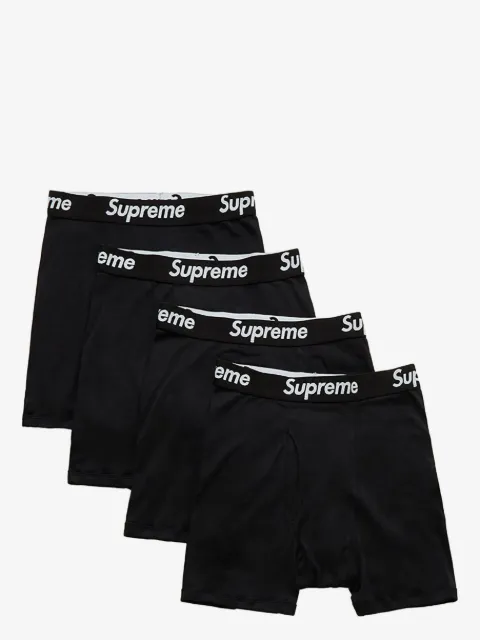 Supreme x Hanes lot de quatre boxers Tagless