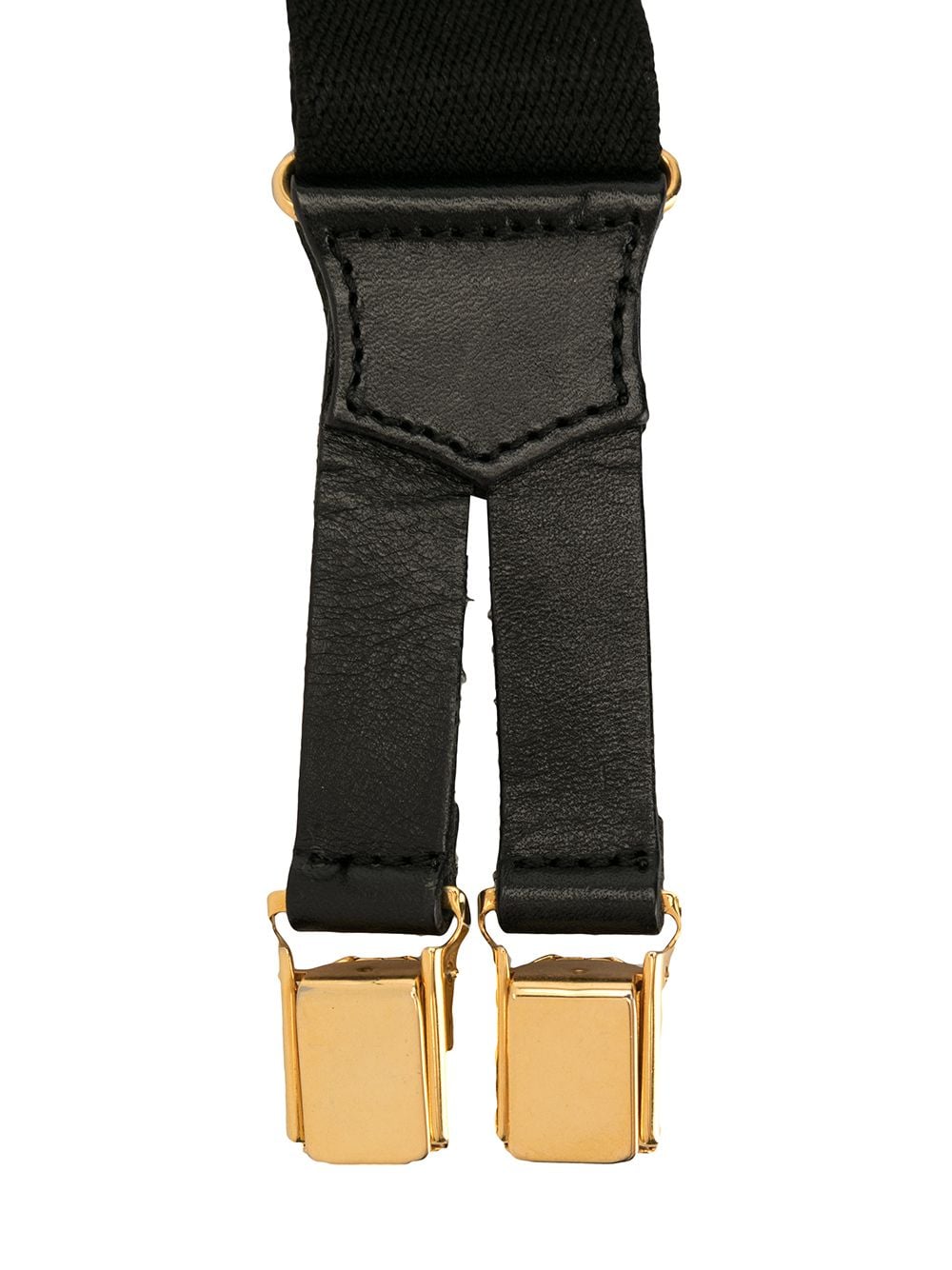 CHANEL Pre-Owned logo-print Suspenders - Farfetch