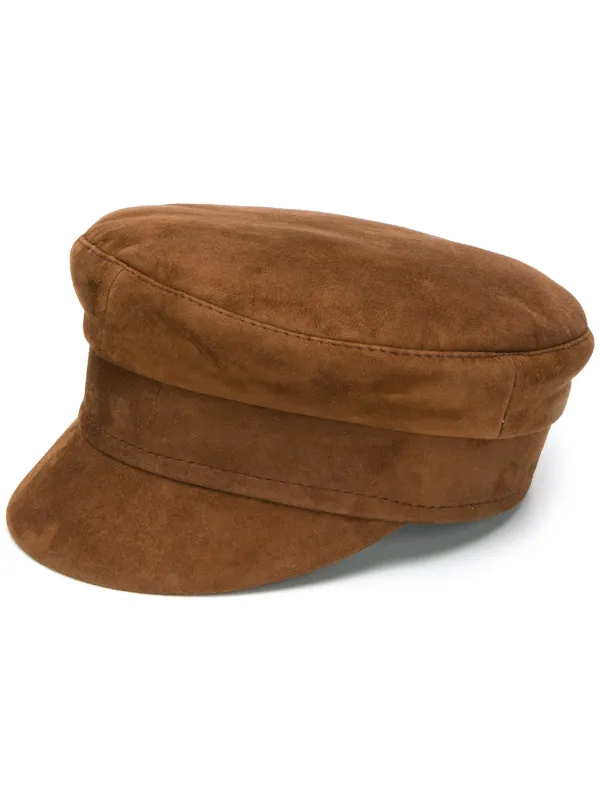 suede baker boy hat