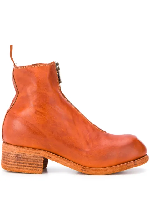 Guidi zip detail boots