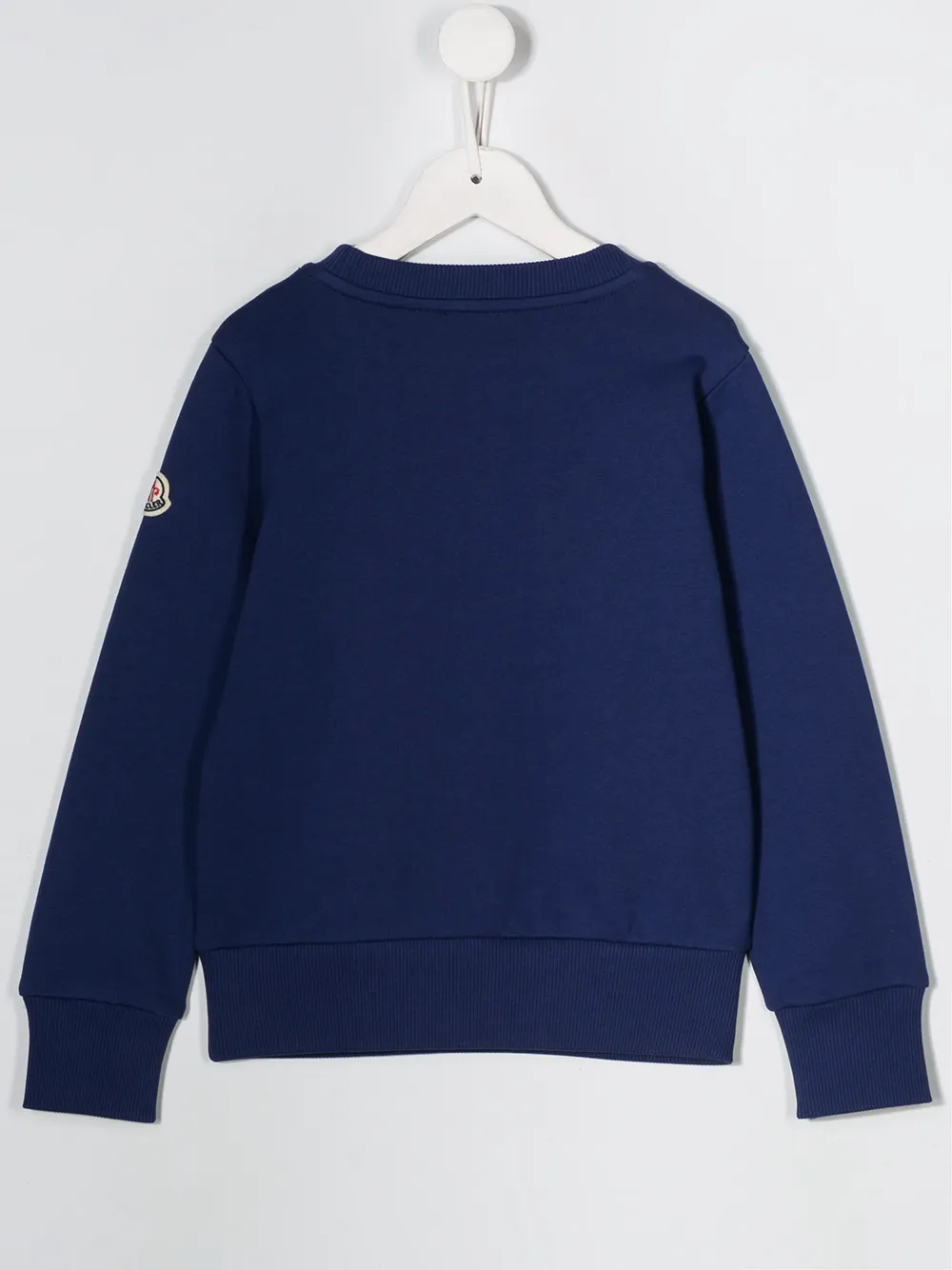 Moncler Enfant Sweater met afwerking Blauw