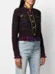 Versace tweed fringed jacket
