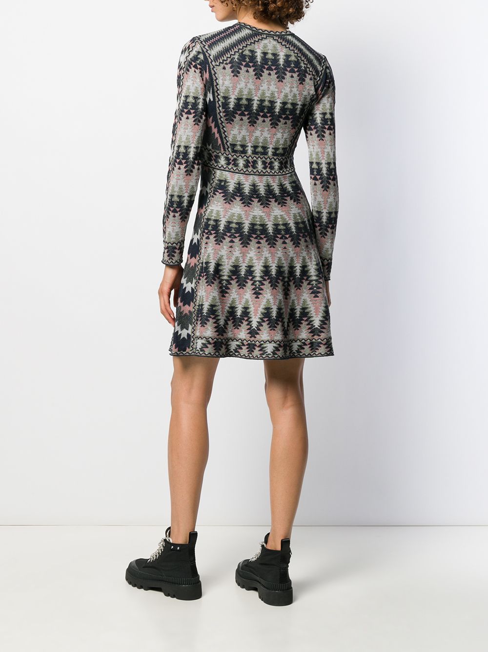 фото M Missoni трикотажное расклешенное платье