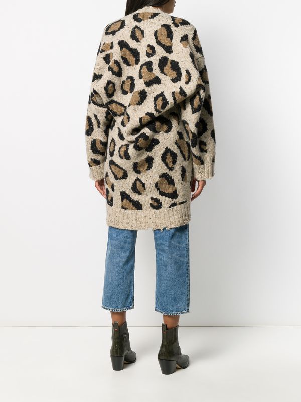 R13 Leopard Print Sweater Farfetch