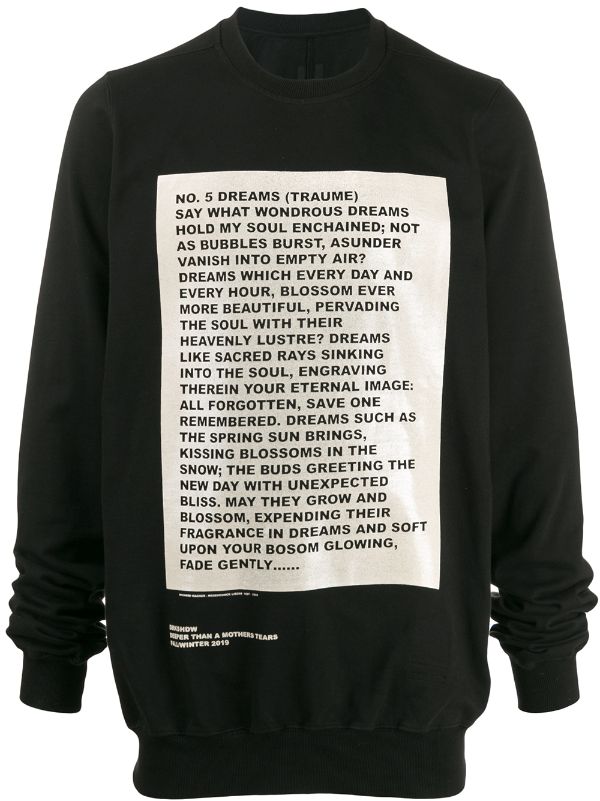 rick owens drkshdw sweatshirt