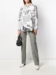 الصورة 2 من MSGM بنطال كاروهات بأرجل واسعة