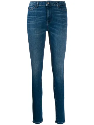 tommy hilfiger high rise skinny jeans