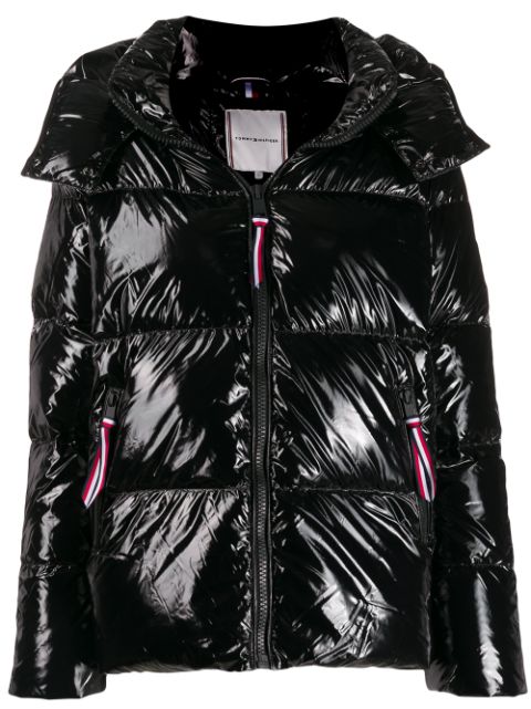 Tommy Hilfiger Shiny Relaxed Fit Puffer 
