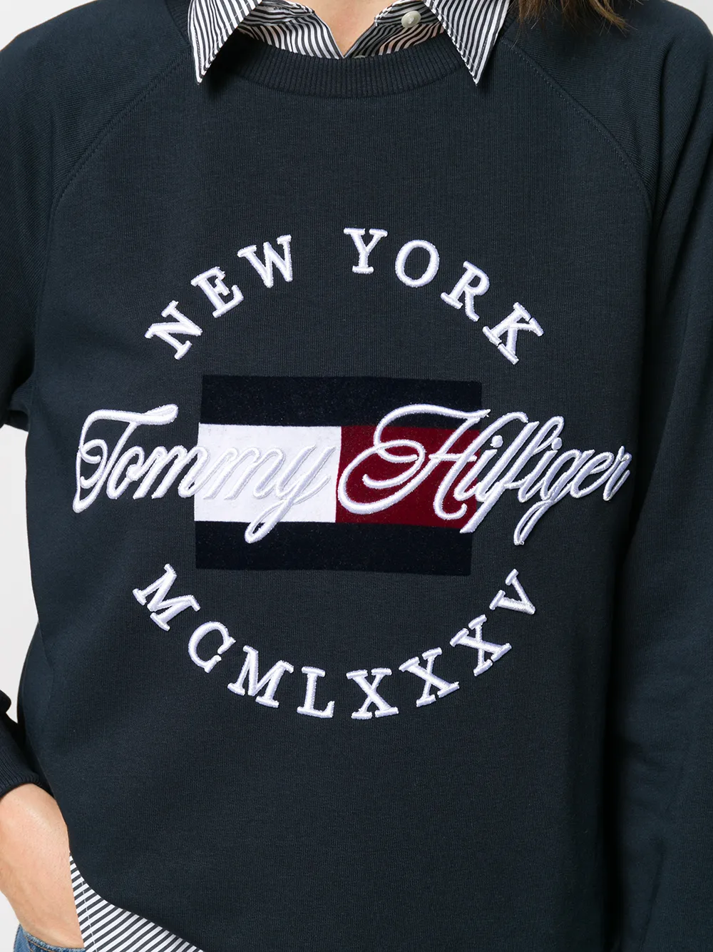 фото Tommy hilfiger свитер с вышитым логотипом