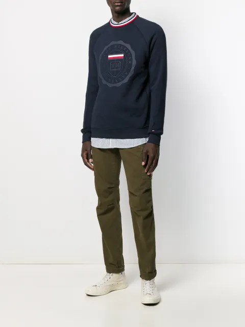 tommy crest sweatshirt