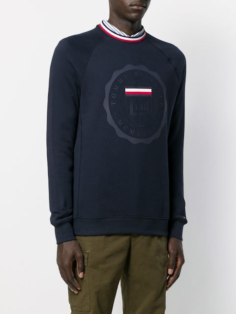 tommy crest sweatshirt