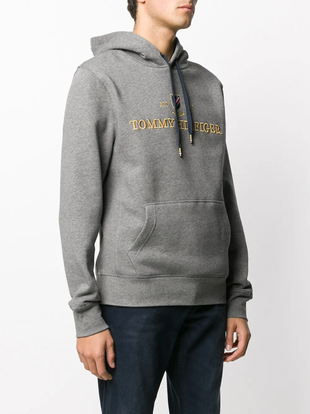 tommy hilfiger icon embroidered hoodie