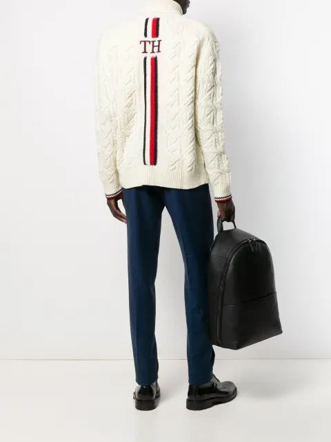 Tommy hilfiger oversized roll neck jumper Clearance