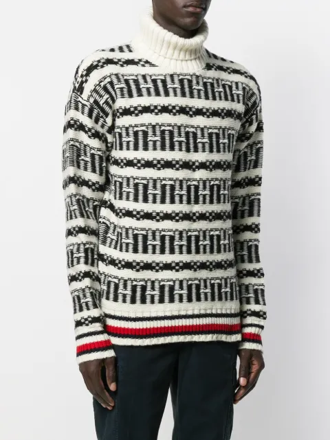 Tommy hilfiger oversized roll neck jumper Clearance